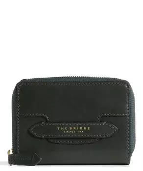 RFID-кошелек Lucrezia из мелкозернистой кожи The Bridge, зеленый