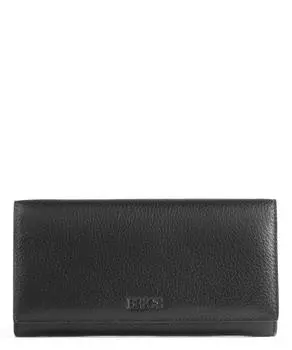 RFID-кошелек Marmolada из зерненой телячьей кожи Brics, черный