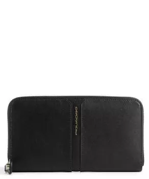 RFID-кошелек Ray из мелкозернистой яловой кожи Piquadro, черный