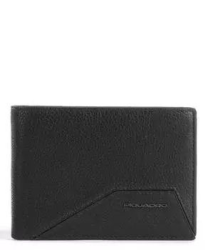 RFID-кошелек Rhino из зернистой яловой кожи Piquadro, черный
