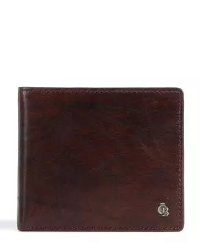 RFID-кошелек Rien из мелкозернистой яловой кожи. Castelijn & Beerens, коричневый