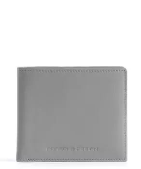 RFID-кошелек SLG Bus Billfold 10 из зернистой яловой кожи Porsche Design, серый