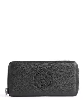 RFID-кошелек Sulden Ela из зернистой яловой кожи Bogner, черный