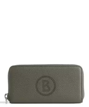 RFID-кошелек Sulden Ela из зернистой яловой кожи Bogner, зеленый
