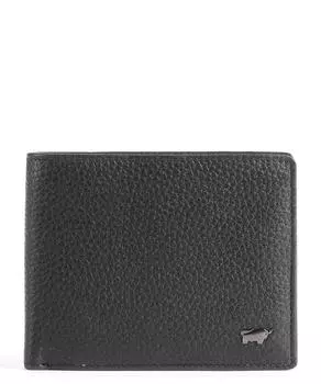 RFID-кошелек Turin из зернистой яловой кожи Braun Bffel, черный