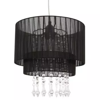 RGB LED подвесной светильник, люстра, кристаллы, H 140 см etc-shop, черный