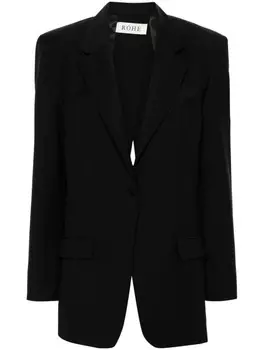 Rhe блейзер со шлицей, черный