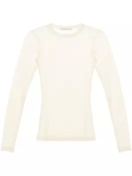 Rhe футболка с длинными рукавами, нейтральный цвет