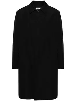 Rhe однобортное пальто, черный