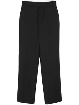 Rhe прямые брюки, черный