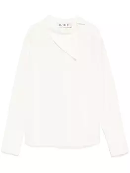 Rhe рубашка на пуговицах, белый