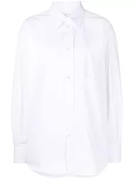 Rhe рубашка оверсайз, белый