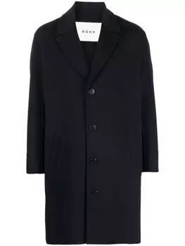 Rhe шерстяное пальто, синий