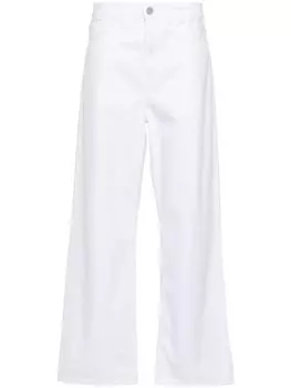 Rhe широкие джинсы с заниженной талией, белый