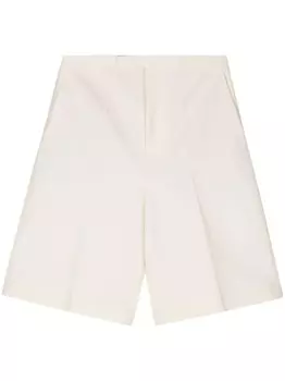 Rhe шорты строгого кроя, нейтральный цвет