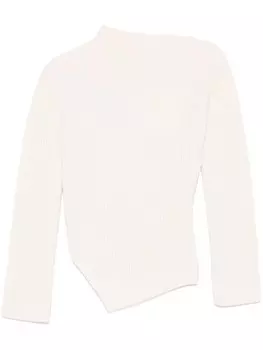 Rhe свитер в рубчик, белый