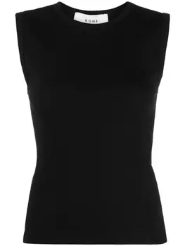 Rhe топ из органического хлопка, черный