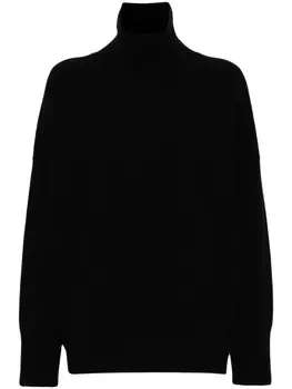 Rhe водолазка свитер, черный