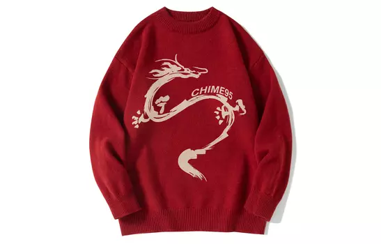RHIME Свитер унисекс, Красный