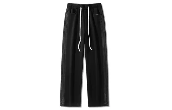 RHIME Трикотажные спортивные штаны унисекс, Черный