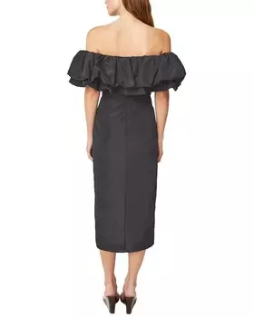 RHODE Платье Виола, черный