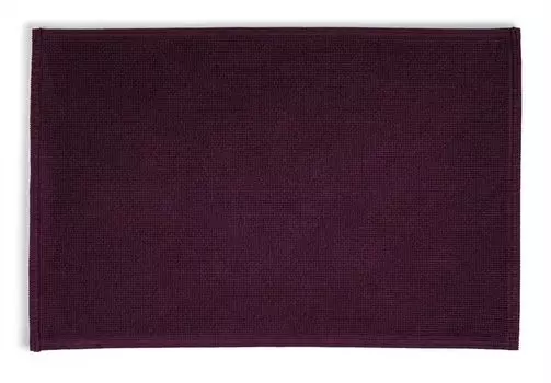 Rhomtuft однотонный квадратный коврик для ванной 70 x 120 см, цвет ягода, красный