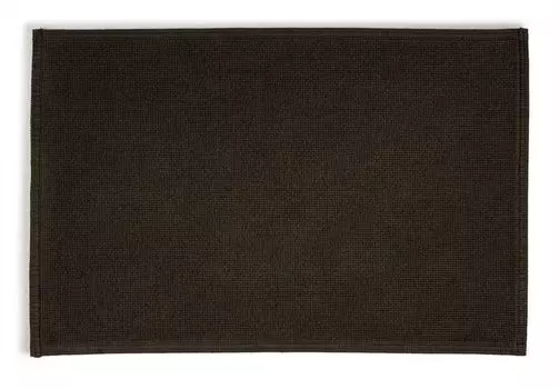Rhomtuft простой квадратный коврик для ванной 50 x 70 см, цвет мокко, коричневый