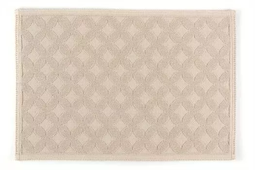 Rhomtuft Seaside Коврик для ванной квадратный 60 x 90 см цвет камня, серый