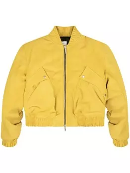 RHUDE бомбер с карманами, желтый