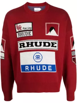 RHUDE джемпер Ayrton, красный