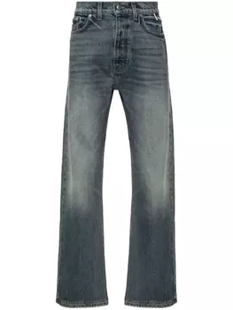 RHUDE джинсы прямого кроя, синий