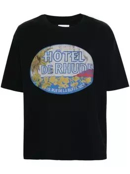 RHUDE футболка Dimora, черный