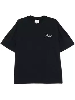 RHUDE футболка Reverse, черный