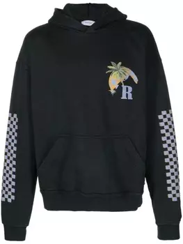 RHUDE худи Moonlight Tropics, черный