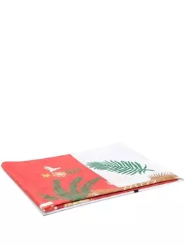 RHUDE полотенце Terry с графичным принтом, белый