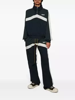 RHUDE спортивная толстовка для гонок, синий