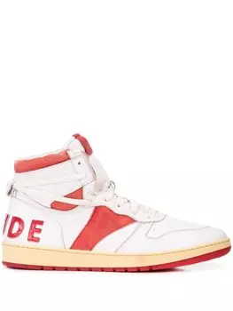 RHUDE высокие кроссовки Bball, белый