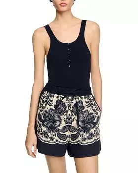 Риб-майка Sandro, черный