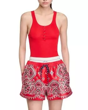 Риб-майка Sandro, красный