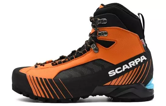 Ribelle Кроссовки мужские высокие черные/красные Scarpa