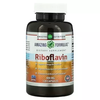 Рибофлавин Amazing Nutrition, 120 капсул