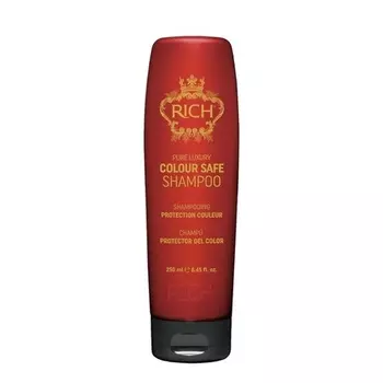 RICH Pure Luxury Color Safe Шампунь для окрашенных волос защищает с аргановым маслом, биотином и гилуроновой кислотой, 8,45 унций