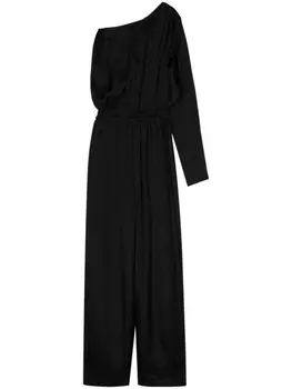 Rick Owens атласный комбинезон Atena Bodybag, черный