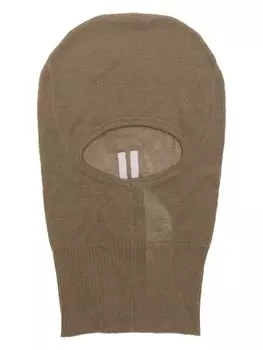 Rick Owens балаклава Skull, зеленый