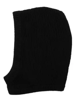 Rick Owens балаклава толстой вязки, черный