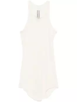 Rick Owens базовый топ в рубчик, нейтральный цвет