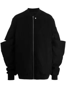Rick Owens бомбер Easy Gauntlet, черный