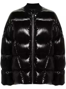 Rick Owens бомбер Flight JKT, черный