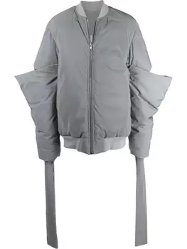 Rick Owens бомбер Gauntlet, серый