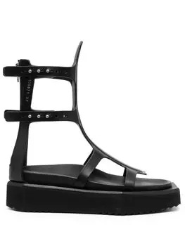 Rick Owens босоножки с открытым носком, черный
